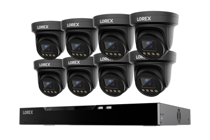 Lorex Connect X Series 4K 16-Channel Wired NVR System with X3 Turret Security Cameras - 4TB