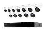 Lorex Connect X Series 4K 16-Channel Wired NVR System with X3 Turret Security Cameras - 4TB