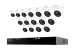 Lorex Connect X Series 4K 16-Channel Wired NVR System with X3 Turret Security Cameras - 4TB