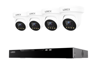 Lorex Connect X Series 4K 16-Channel Wired NVR System with X3 Turret Security Cameras - 4TB