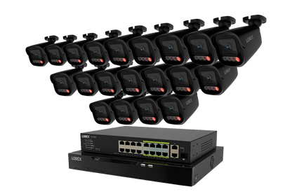 Lorex Connect X Series 4K 32-Channel Wired NVR System with X5 Bullet Security Cameras - 8TB