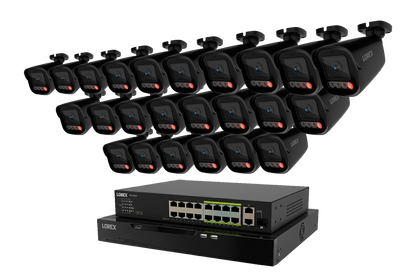 Lorex Connect X Series 4K 32-Channel Wired NVR System with X5 Bullet Security Cameras - 8TB
