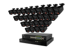 Lorex Connect X Series 4K 32-Channel Wired NVR System with X5 Bullet Security Cameras - 8TB