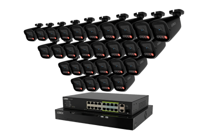Lorex Connect X Series 4K 32-Channel Wired NVR System with X5 Bullet Security Cameras - 8TB