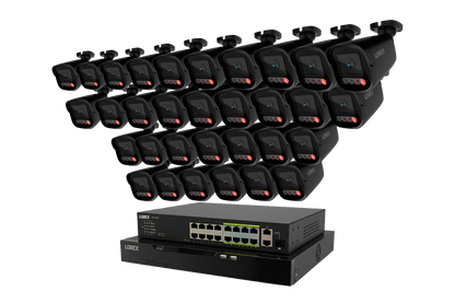 Lorex Connect X Series 4K 32-Channel Wired NVR System with X5 Bullet Security Cameras - 8TB