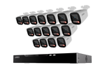 Lorex Connect X Series 4K 16-Channel Wired NVR System with X5 Bullet Security Cameras - 4TB