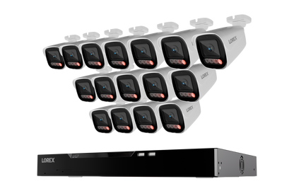 Lorex Connect X Series 4K 16-Channel Wired NVR System with X5 Bullet Security Cameras - 4TB