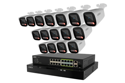 Lorex Connect X Series 4K 32-Channel Wired NVR System with X5 Bullet Security Cameras - 8TB