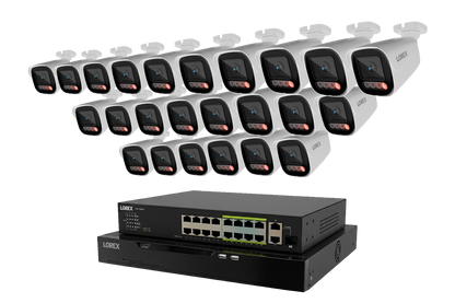 Lorex Connect X Series 4K 32-Channel Wired NVR System with X5 Bullet Security Cameras - 8TB