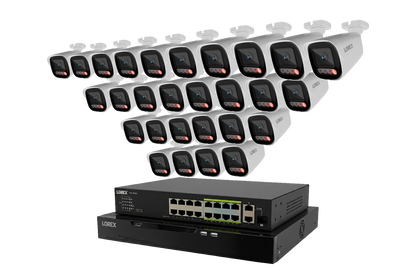 Lorex Connect X Series 4K 32-Channel Wired NVR System with X5 Bullet Security Cameras - 8TB