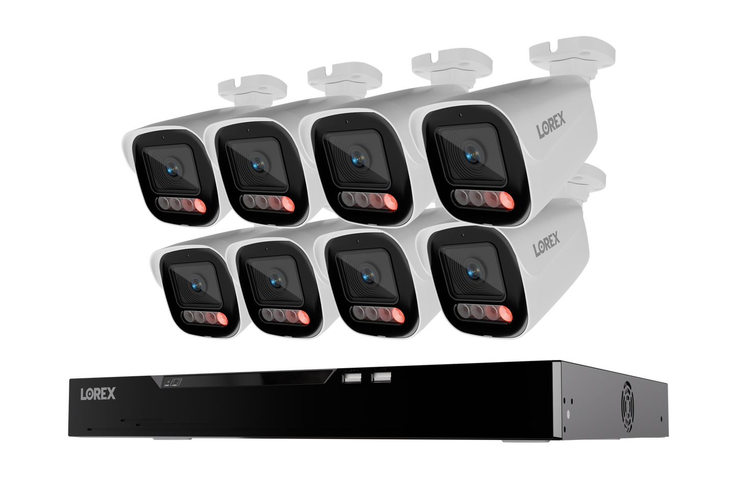 Lorex Connect X Series 4K 16-Channel Wired NVR System with X5 Bullet Security Cameras - 4TB