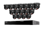Lorex Connect X Series 4K 16-Channel Wired NVR System with X5 Turret Security Cameras - 4TB