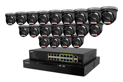 Lorex Connect X Series 4K 32-Channel Wired NVR System with X5 Turret Security Cameras - 8TB