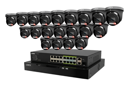 Lorex Connect X Series 4K 32-Channel Wired NVR System with X5 Turret Security Cameras - 8TB