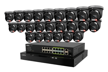 Lorex Connect X Series 4K 32-Channel Wired NVR System with X5 Turret Security Cameras - 8TB