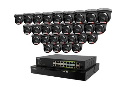 Lorex Connect X Series 4K 32-Channel Wired NVR System with X5 Turret Security Cameras - 8TB