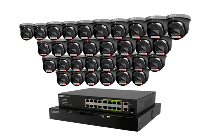 Lorex Connect X Series 4K 32-Channel Wired NVR System with X5 Turret Security Cameras - 8TB