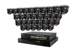 Lorex Connect X Series 4K 32-Channel Wired NVR System with X5 Turret Security Cameras - 8TB