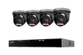 Lorex Connect X Series 4K 16-Channel Wired NVR System with X5 Turret Security Cameras - 4TB