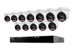 Lorex Connect X Series 4K 16-Channel Wired NVR System with X5 Turret Security Cameras - 4TB