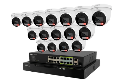 Lorex Connect X Series 4K 32-Channel Wired NVR System with X5 Turret Security Cameras - 8TB