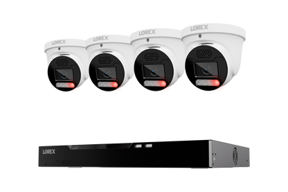 Lorex Connect X Series 4K 16-Channel Wired NVR System with X5 Turret Security Cameras - 4TB
