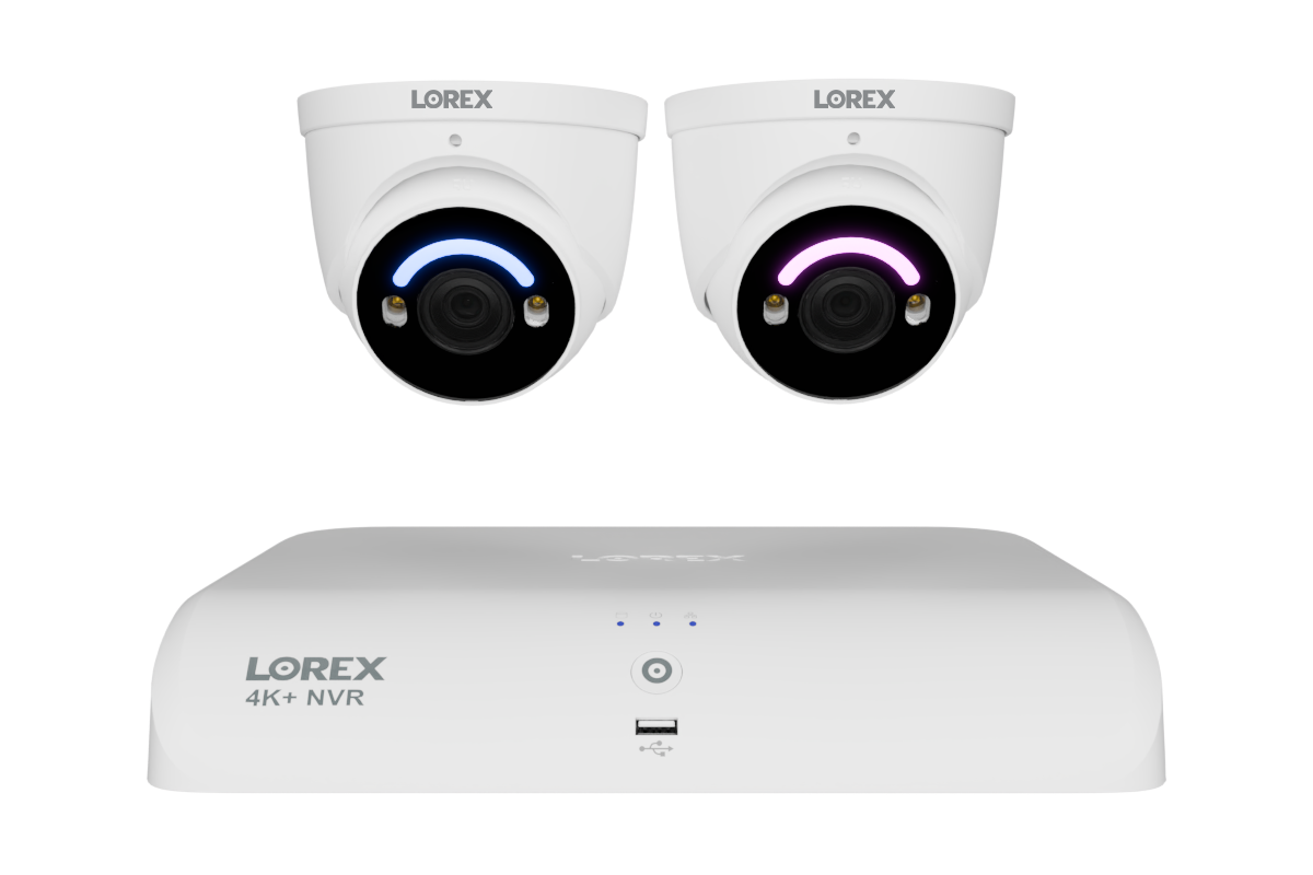 4K+ (12MP) IP Security Cameras with 16-Channel (8 Wired, 8 Wi-Fi) Fusion Recorder
