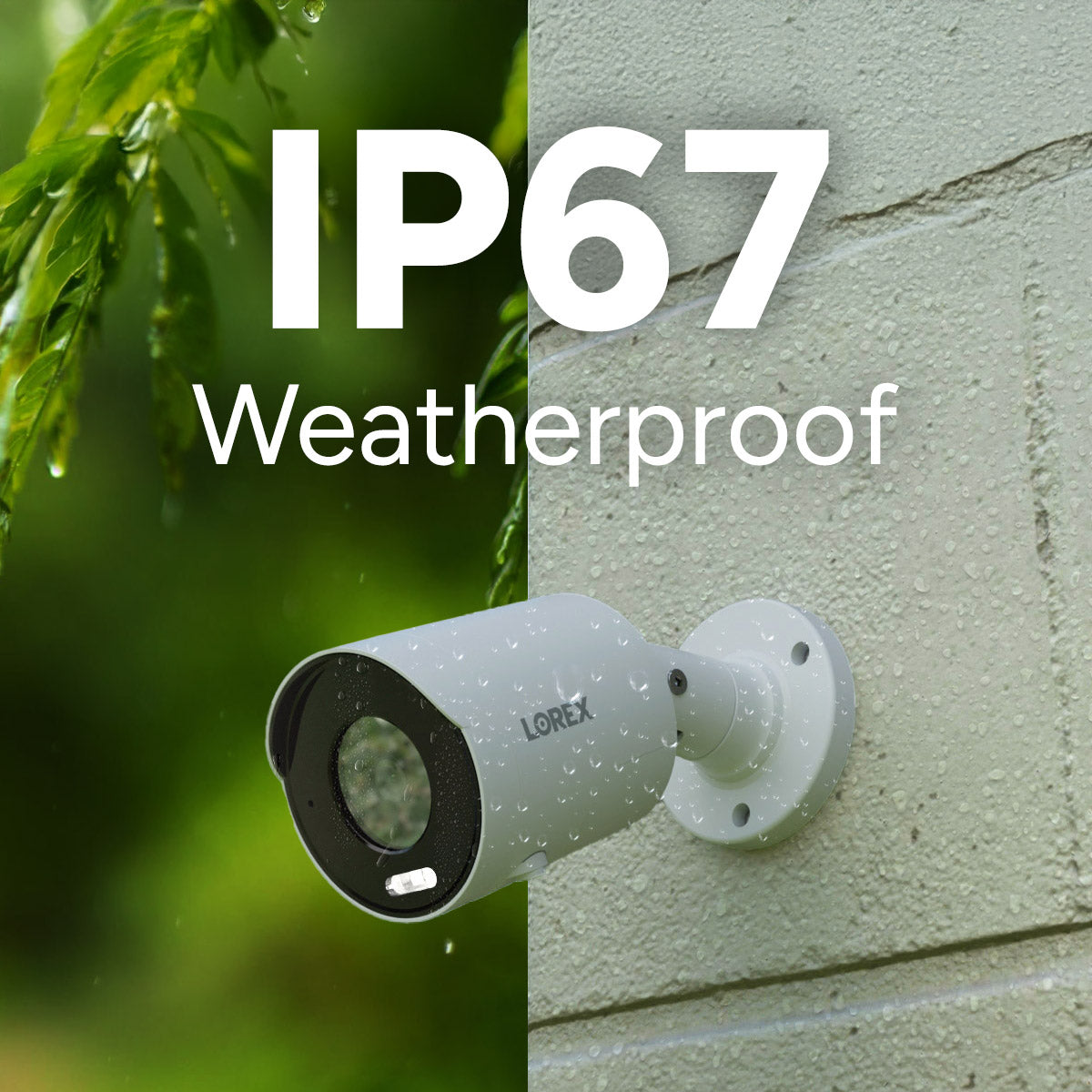 Lorex Connect 4K 8 Camera Capable 1TB Wired NVR System with 4K IP Bullet Security Cameras