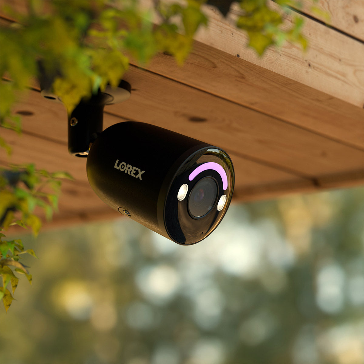 Lorex 4K Smart Security Lighting Bullet PoE IP Wired Camera