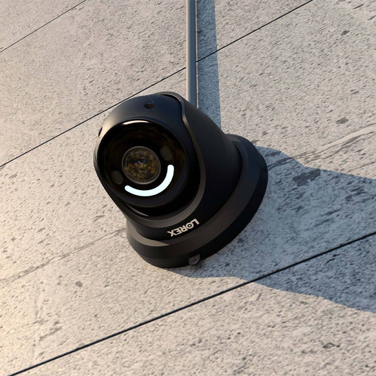 Lorex 4K Smart Security Lighting Turret PoE IP Wired Camera