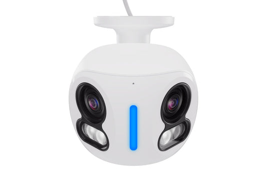 Lorex Classic 4K Dual-Lens IP Camera with Smart Lighting & Motion Detection