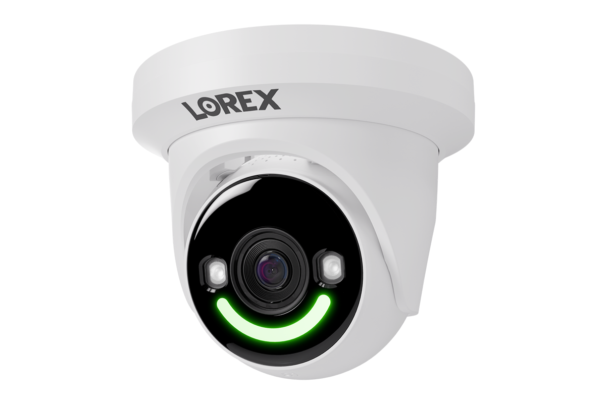 Lorex Classic 4K+ PoE AI Turret Camera with Person & Vehicle Detection