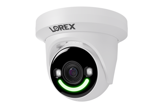Lorex Classic 4K+ PoE AI Turret Camera with Person & Vehicle Detection
