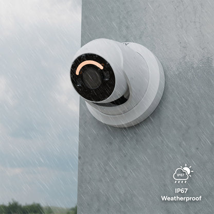 Lorex Classic 4K+ PoE AI Turret Camera with Person & Vehicle Detection