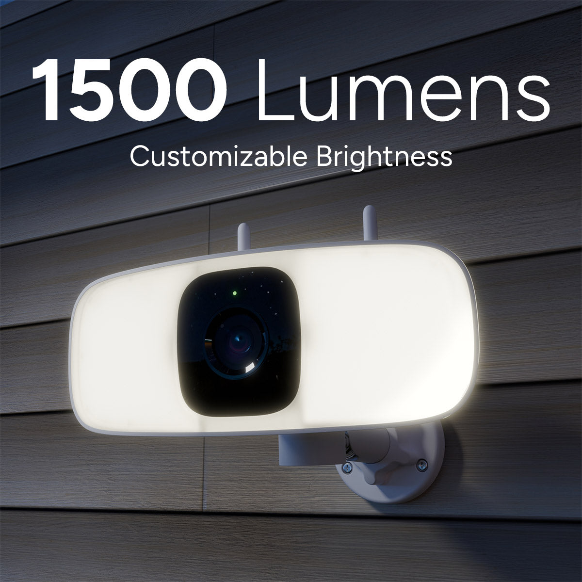 Lorex Connect 2K Floodlight Wi-Fi Security Camera with App Controlled Horizontal Pan