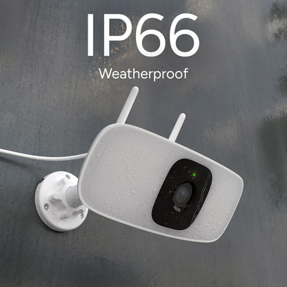 Lorex Connect 2K Floodlight Wi-Fi Security Camera with App Controlled Horizontal Pan