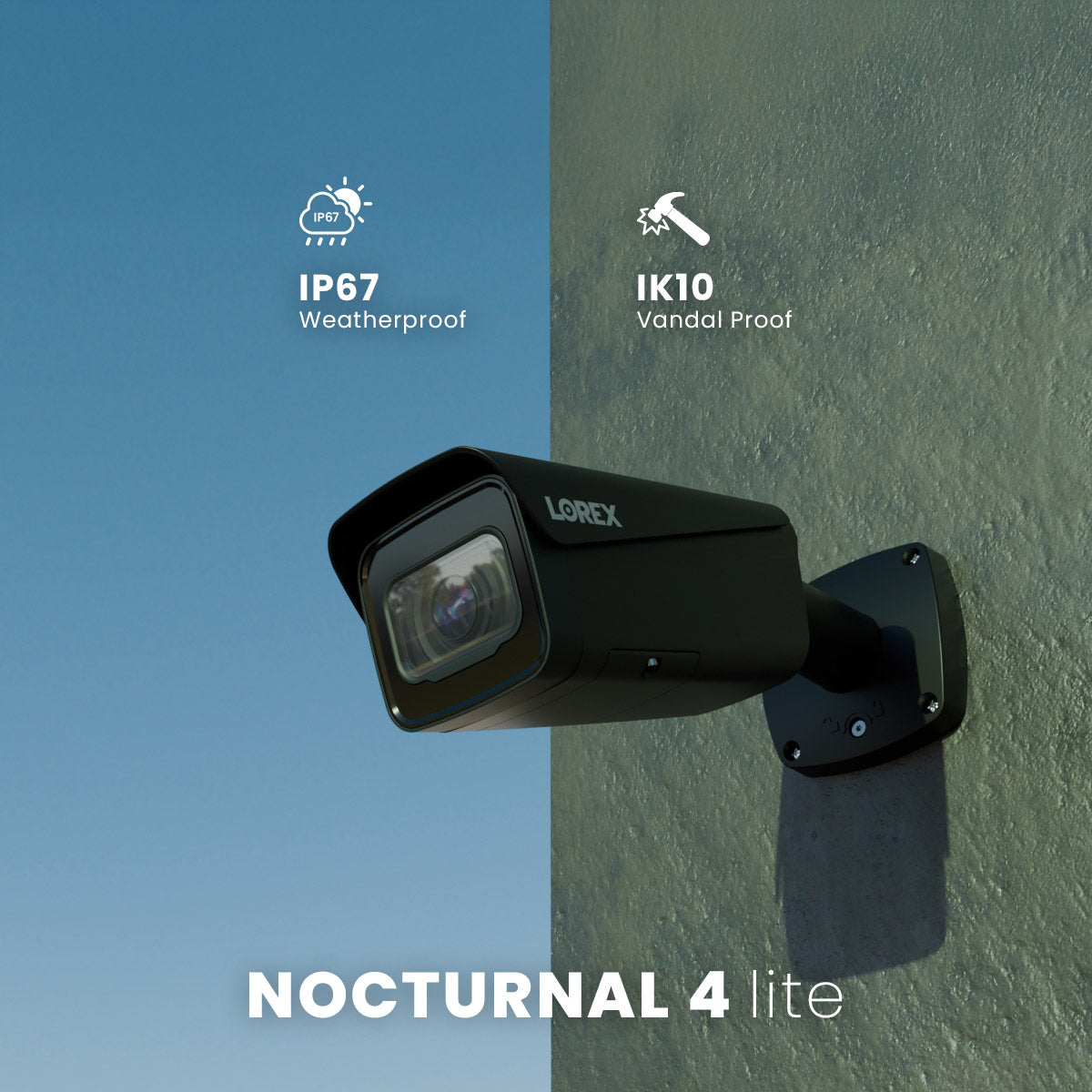Lorex 4K Nocturnal IP Wired Bullet Camera with Motorized Varifocal