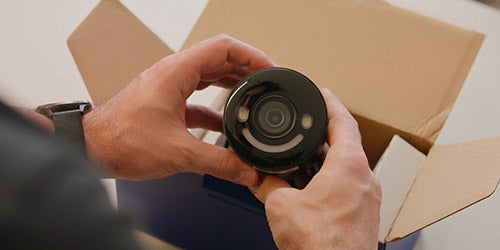 unboxing lorex smart security lighting camera