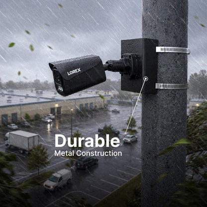 Pole Mount Bracket for Motorized Varifocal and Dual-Lens Cameras (Metal)