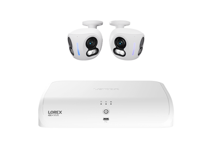 Lorex Classic Fusion Series 4K+ 16 Channel 2TB Wired NVR System with 4K IP Dual Lens Cameras