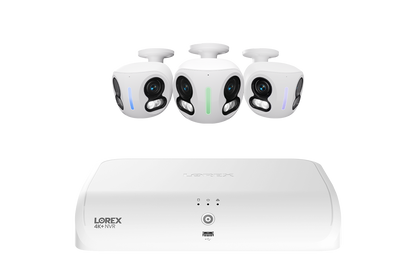 Lorex Classic Fusion Series 4K+ 16 Channel 2TB Wired NVR System with 4K IP Dual Lens Cameras