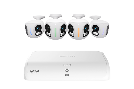 Lorex Classic Fusion Series 4K+ 16 Channel 2TB Wired NVR System with 4K IP Dual Lens Cameras