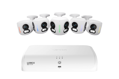Lorex Classic Fusion Series 4K+ 16 Channel 2TB Wired NVR System with 4K IP Dual Lens Cameras