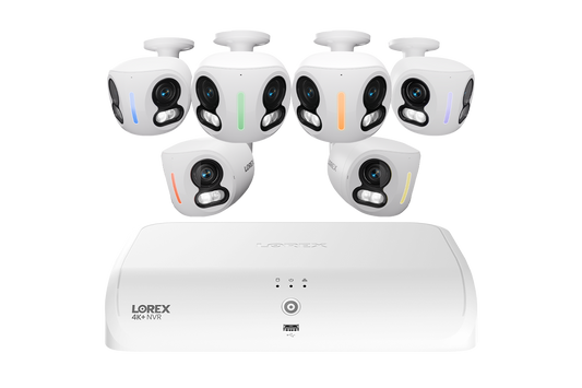 Lorex Classic Fusion Series 4K+ 16 Channel 2TB Wired NVR System with 4K IP Dual Lens Cameras