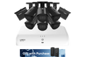 Lorex Fusion Series 4K+ 16 Channel (8 Wired + 8 Fusion Wi-Fi) 2TB Wired System with A14 Wired 4K IP Bullet Cameras