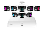 Lorex Fusion Series 4K+ 16 Channel (8 Wired + 8 Fusion Wi-Fi) 2TB Wired System with H20 Wired 4K IP Dual Lens Cameras