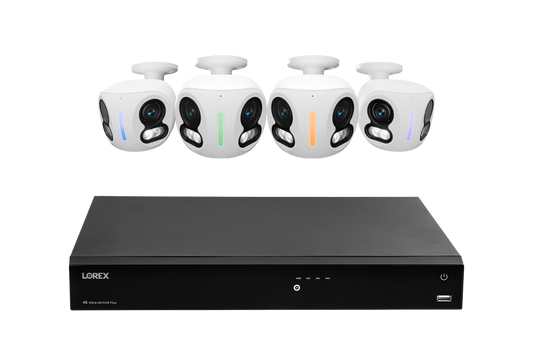 Lorex Classic Fusion Series 4K 16 Channel 6TB Wired NVR System with 4K IP Dual Lens Cameras