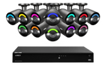 Lorex Fusion Series 4K 16 Camera Capable (Wired or Fusion Wi-Fi) 4TB Wired NVR System with H12 Wired 4K IP Bullet Cameras