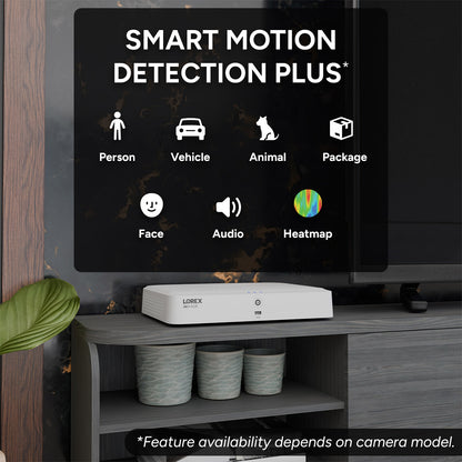 Lorex Classic App | 4K+ 2TB Wired NVR System | 8 4K IP PoE Cameras