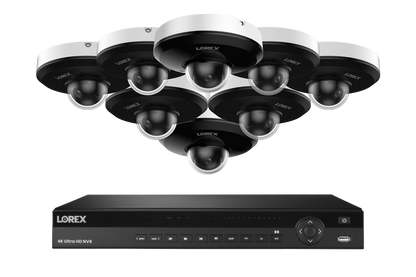Lorex Elite Series 4K 16 Channel 6TB Wired System with P2 Wired 2K IP Mini PTZ Cameras